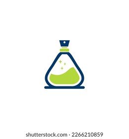 laboratory bottle vector illustration. great for laboratory advertisement or logo