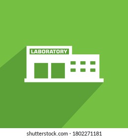 Laboratory Building Icon, Real Estate Icon Vector