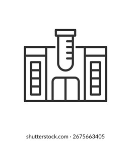 Símbolo de Símbolo de Ícone do Laboratory Building