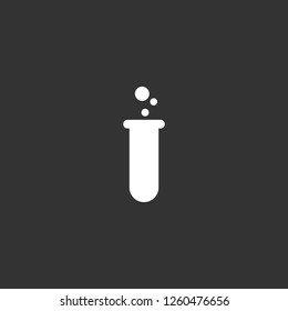 laboratory bulb icon vector. laboratory bulb sign on black background. laboratory bulb icon for web and app