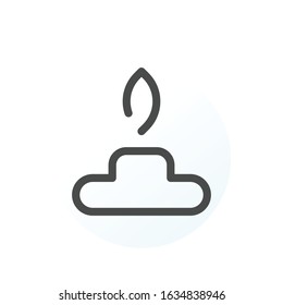 Laboratory candle icon. Burner symbol modern, simple, vector, icon for website design, mobile app, ui. Vector Illustration