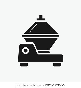 Laboratory centrifuge machine vector icon