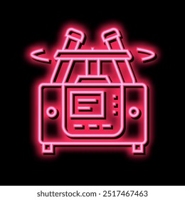 laboratory centrifuge neon light sign vector. laboratory centrifuge illustration