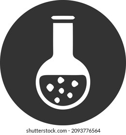laboratory chemical mixer jar icon vector 