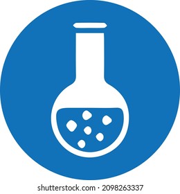 vector de icono de tubos químicos de laboratorio 