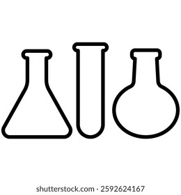 laboratory Chemistry Chemical flask icon vector design symbol templates