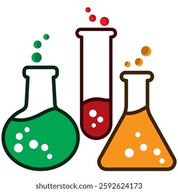 laboratory Chemistry Chemical flask icon vector design symbol templates