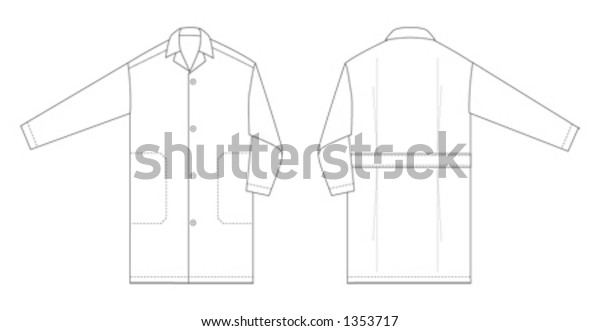 Laboratory Coat Stock Vector (Royalty Free) 1353717