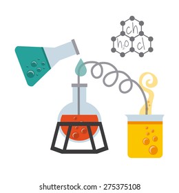 laboratory concept design, vector illustration eps10 graphic 