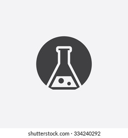laboratory cut identity template icon design element