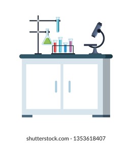 laboratory drawer isolated icon