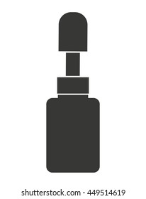 laboratory dropper isolated icon design, vector illustration  graphic