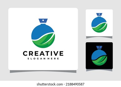 Laboratory Ecology Logo Template Design Inspiration