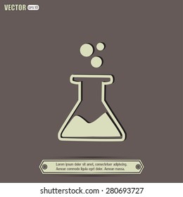 laboratory equipment icon