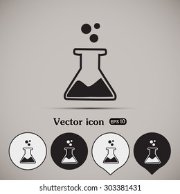 laboratory equipment icon