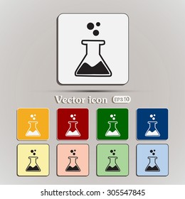 laboratory equipment icon