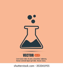 laboratory equipment icon