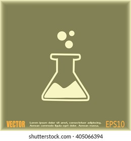 laboratory equipment icon