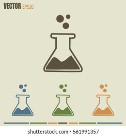 laboratory equipment icon