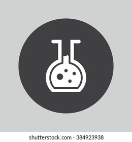 Laboratory equipment symbol. 
