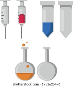 laboratory, laboratory equipment, syringe, laboratory work, icons, hospital, analyzing, scientific, scientist, medical, clinic, investigation, equipment, work, sample, lab, biology, medicine, laborato