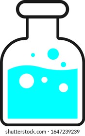 herramienta de laboratorio vectorial icono ilustración plana