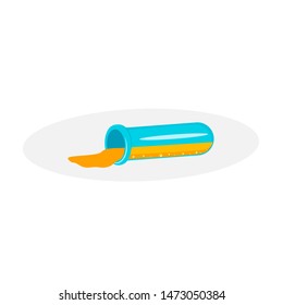 Laboratory equipment.Vector illustration eps 10. Jars, beakers or flasks.  