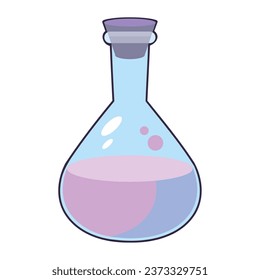 muestra de análisis de laboratorio aislada