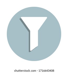 Laboratory, filter badge icon. Simple glyph, flat vector of laboratory icons for ui and ux, website or mobile application