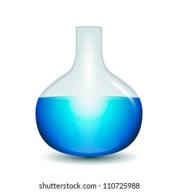 Laboratory flask, eps10
