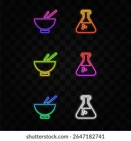 Frasco de laboratorio Icono de vidrio Vector Logotipo Plantilla Ilustración Diseño..
