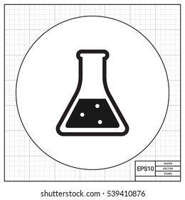 Laboratory flask icon