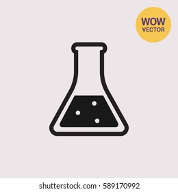Laboratory flask icon
