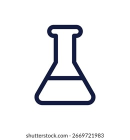 Laborflaschen-Symbol - Medizinisches Test- und Forschungssymbol