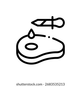 Icono de frasco de laboratorio para ciencia e investigación
