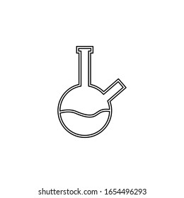 laboratory flask icon. Simple thin line, outline vector of web icons for ui and ux, website or mobile application