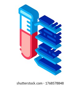 Laboratory Flask Machine Icon Vector. Isometric Laboratory Flask sign. color isolated symbol illustration