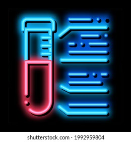 Laboratory Flask Machine neon light sign vector. Glowing bright icon Laboratory Flask sign. transparent symbol illustration
