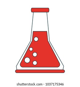 Laboratory flask symbol