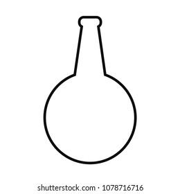 Laboratory Flask. Vector Illustration For Logos, Stickers, Labels, Tags And Other Design.