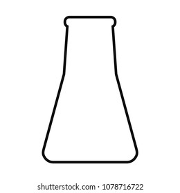 Laboratory Flask. Vector Illustration For Logos, Stickers, Labels, Tags And Other Design.