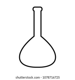 Laboratory Flask. Vector Illustration For Logos, Stickers, Labels, Tags And Other Design.