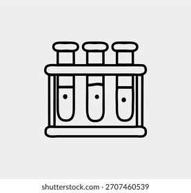Conjunto de iconos planos de laboratorio. Ilustración de iconos de laboratorio
