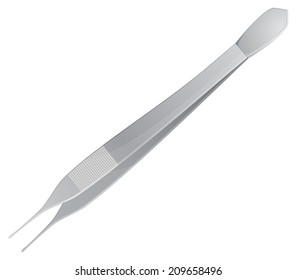 Laboratory Forceps - Illustration