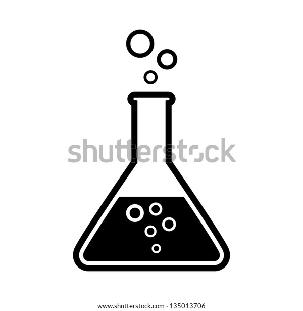 Laboratory Glass Stock Vector (Royalty Free) 135013706