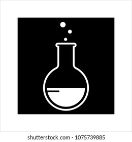 Laboratory Glass Beaker Icon Design Vector Art Illustration