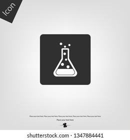 Laboratory glass icon