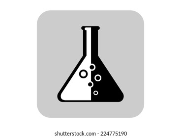 Laboratory glass icon