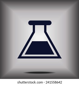 laboratory glass icon