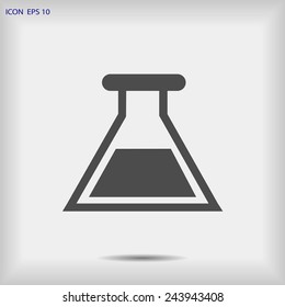 laboratory glass icon